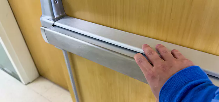 Installing a Push Bar on a Door Rapid City